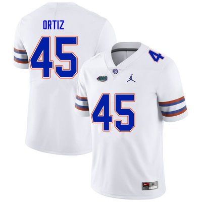 Men's Florida Gators #45 Marco Ortiz NCAA Nike White Authentic Stitched College Football Jersey YNT7062SY